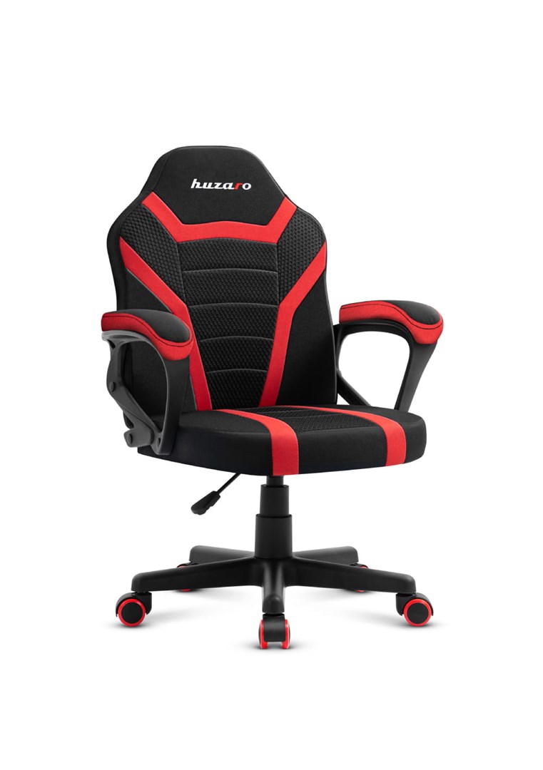 Karrige, Gaming, chair for children, Huzaro, Ranger 1.0 Red Mesh, e Zezë & e Kuqe