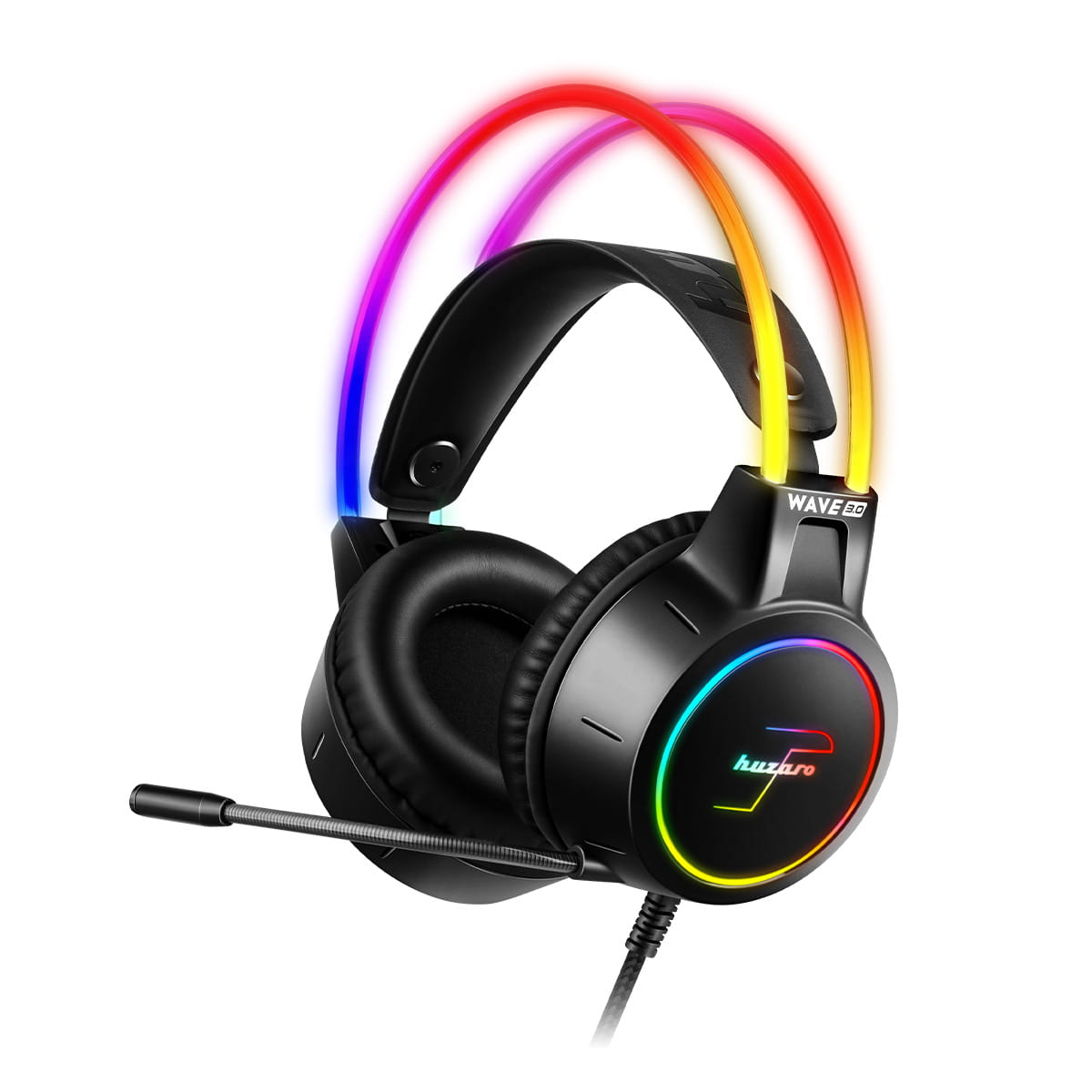 KUFJE GAMING HUZARO HZ-WAVE 3.0 | RGB MIC E ZEZE