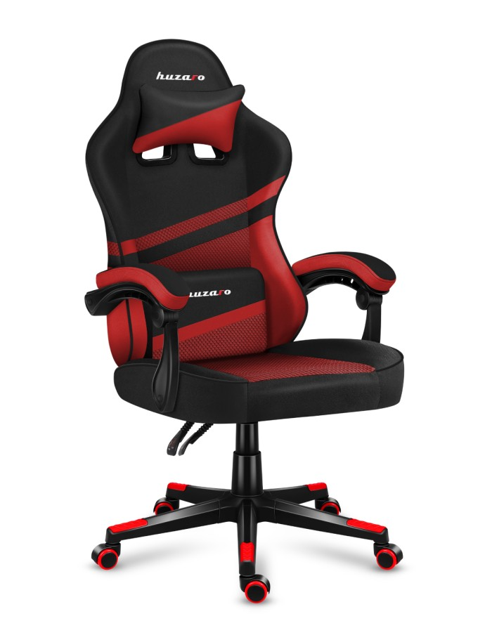Karrige, Gaming, chair, Huzaro, Force 4.4 e Kuqe, Mesh