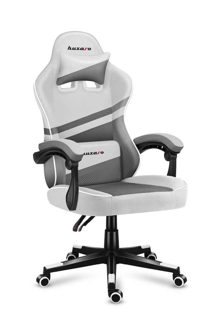 Karrige, Gaming, chair, Huzaro, Force 4.4 Bardhë, Mesh