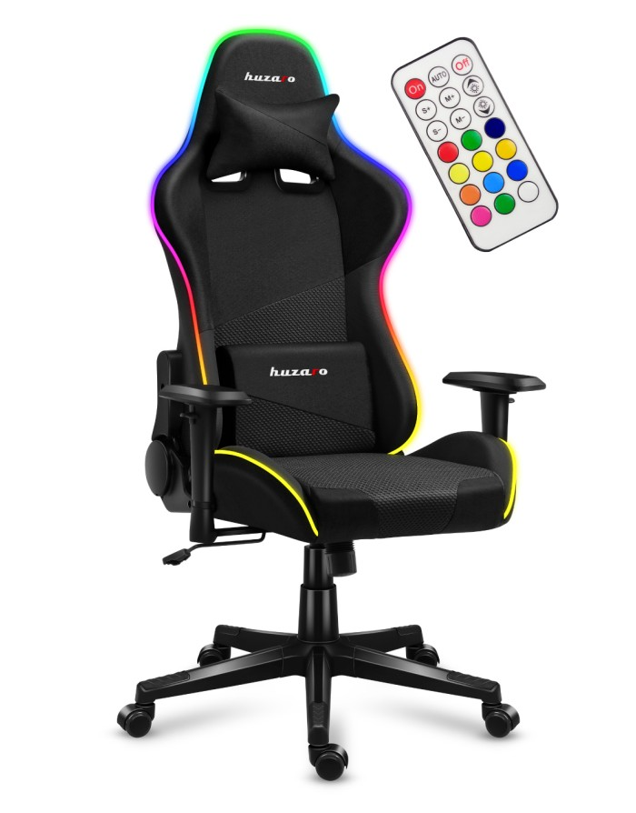 Karrige, Huzaro, Force 6.3 PC gaming chair Bucket cradle, seat e Zezë, Shum ngjyrshe