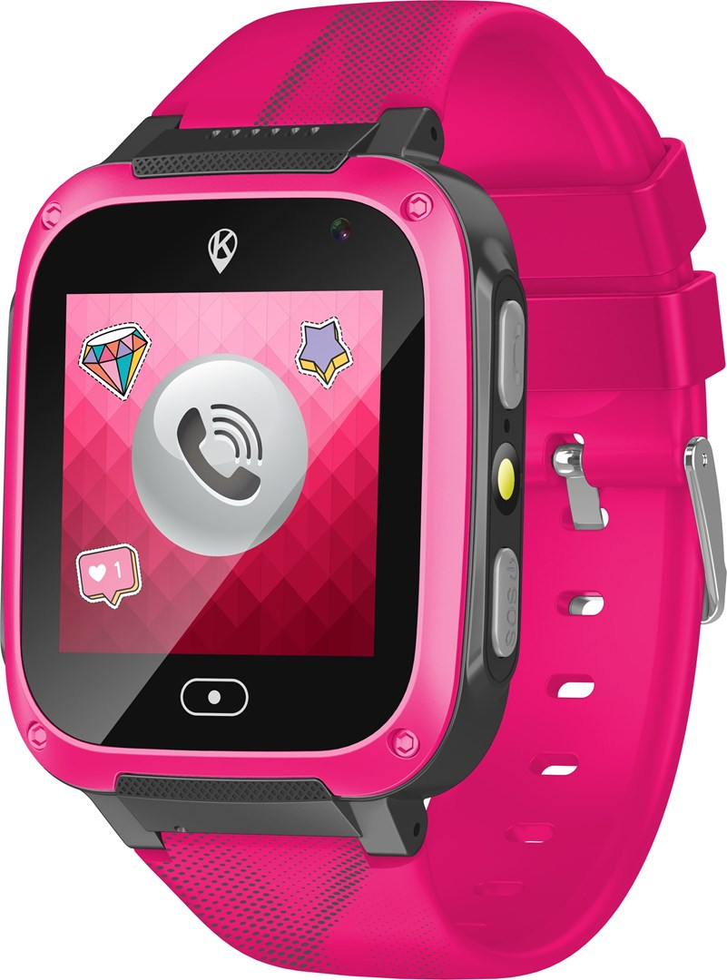 KiDiZ Basic pink smartwatch for children