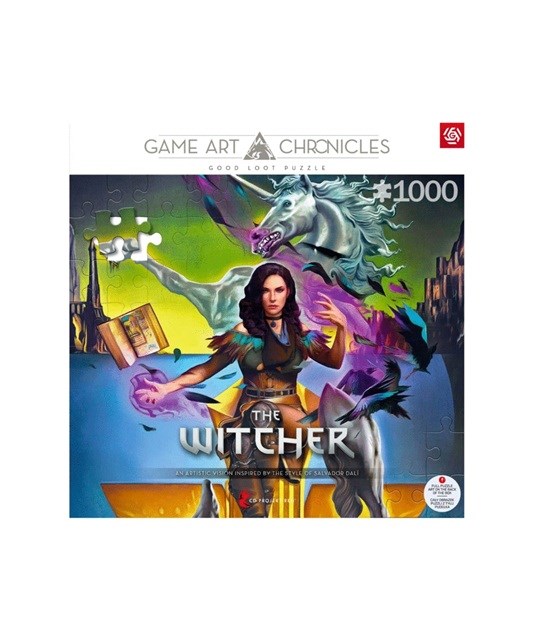 Puzzle: The Witcher Yennefer & Salvador Dali (1000 copë)