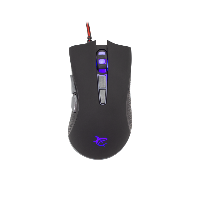 MOUSE WHITE SHARK GM-1601 SPARTACUS RED