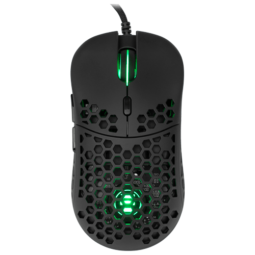 MOUSE GAMING ESHARK NAGINATA ELS-M4 | 6D 16000DPI RGB BLACK