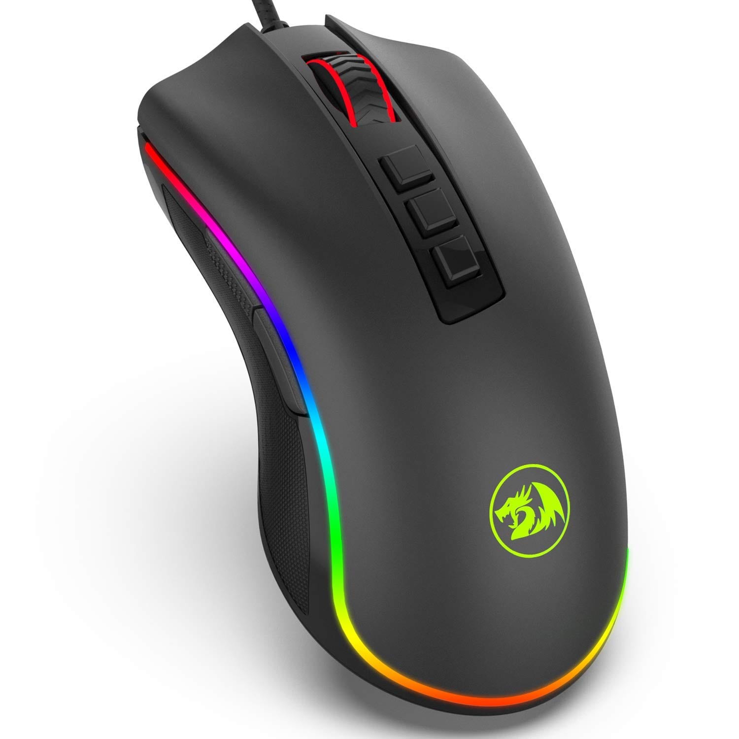 MOUSE GAMING REDRAGON COBRA M711 | 7D RGB 10000DPI BLACK