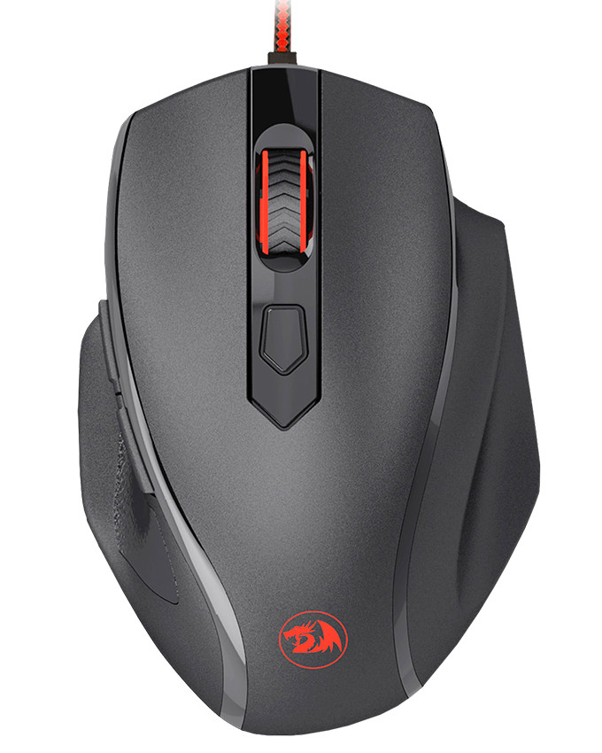 MOUSE GAMING REDRAGON TIGER 2 M709-1 | RGB 8D 3200DPI  BLACK/RED