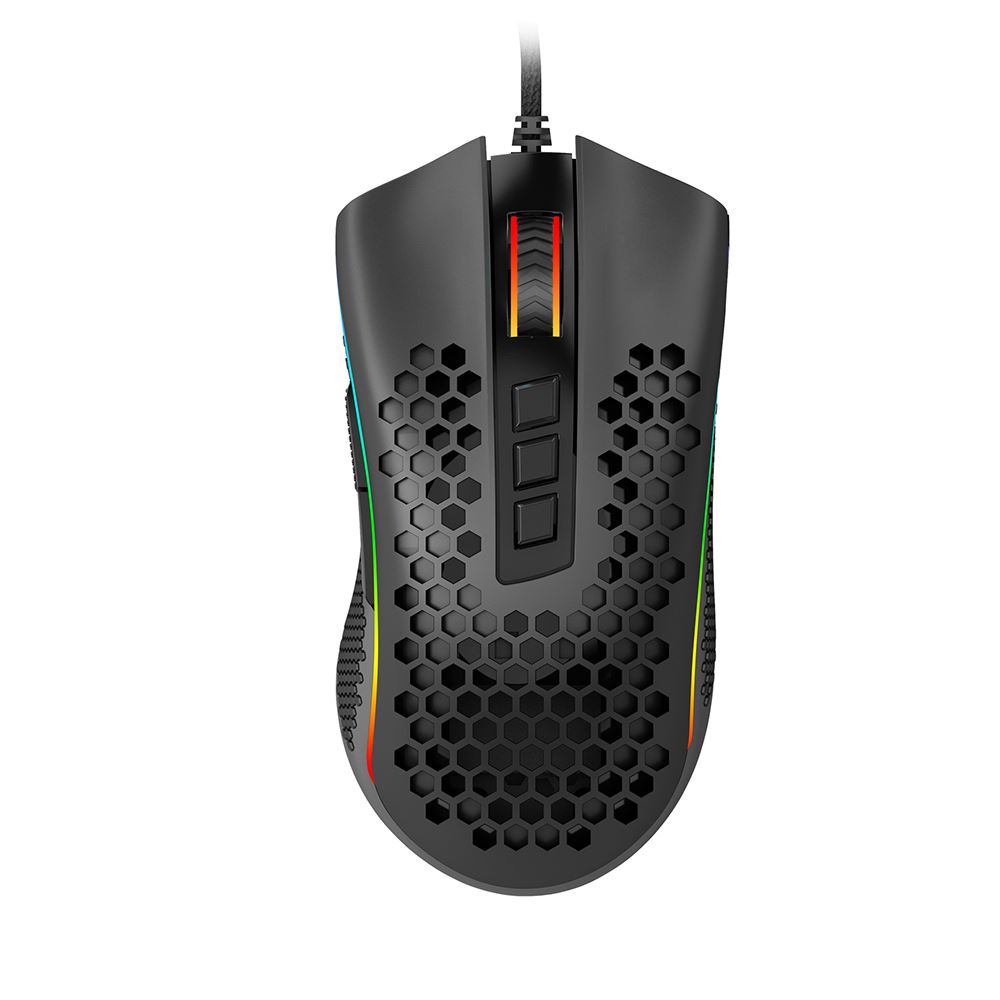 MOUSE GAMING REDRAGON STORM M808 | RGB 12400DPI BLACK