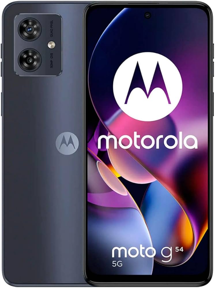 Telefon Motorola Moto g54, 5G, 16.5 cm (6.5"), USB Type-C, 12 GB, 256 GB, 6000 mAh, Blu e Mesnatës