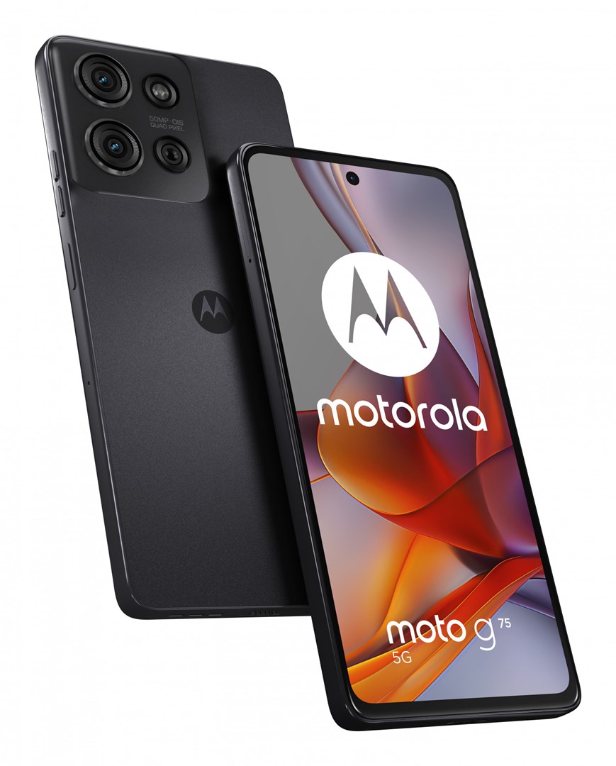 Telefon Motorola moto G75, 5G, 17.2 cm (6.78") Hybrid Dual SIM Android 14 USB Type-C, 8 GB, 256 GB, 5000 mAh, gri
