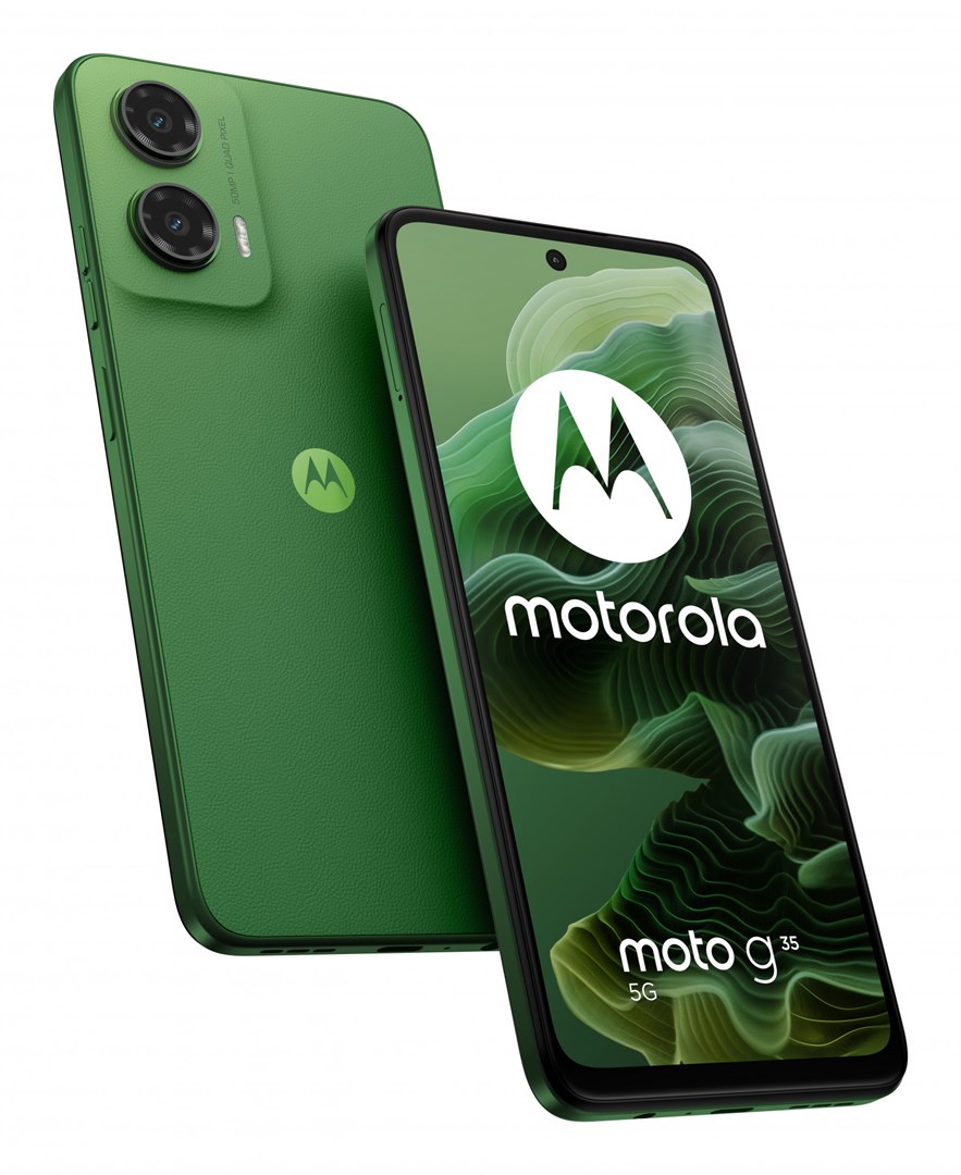 Telefon Motorola moto G35 5G, 17.1 cm (6.72") Dual SIM, Android 14, USB Type-C, 8 GB RAM, 256 GB, 5000 mAh, jeshile