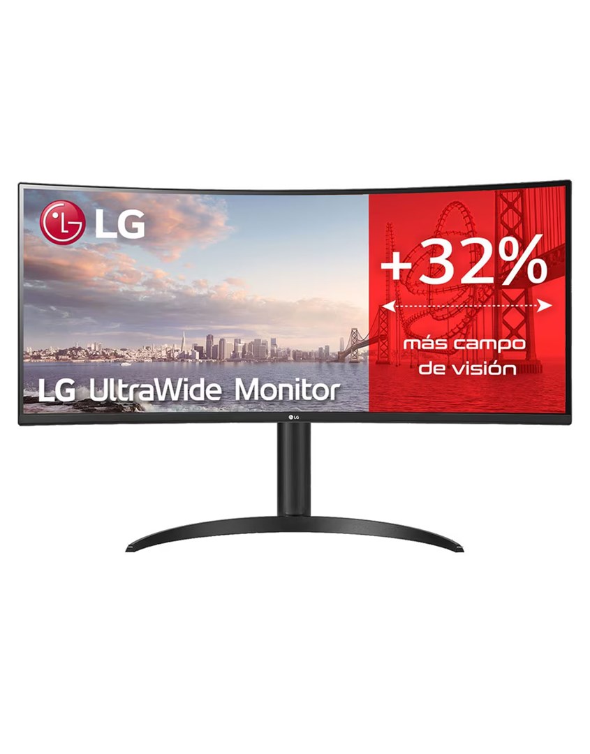 LG 34WP75CP-B computer monitor 86.4 cm (34") 3440 x 1440 pixels Wide Quad HD LCD Black