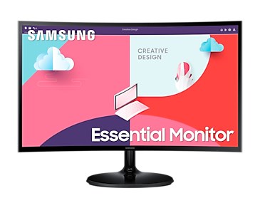 Samsung LS24C360EAUXEN LED display 61 cm (24") 1920 x 1080 pixels Full HD Black