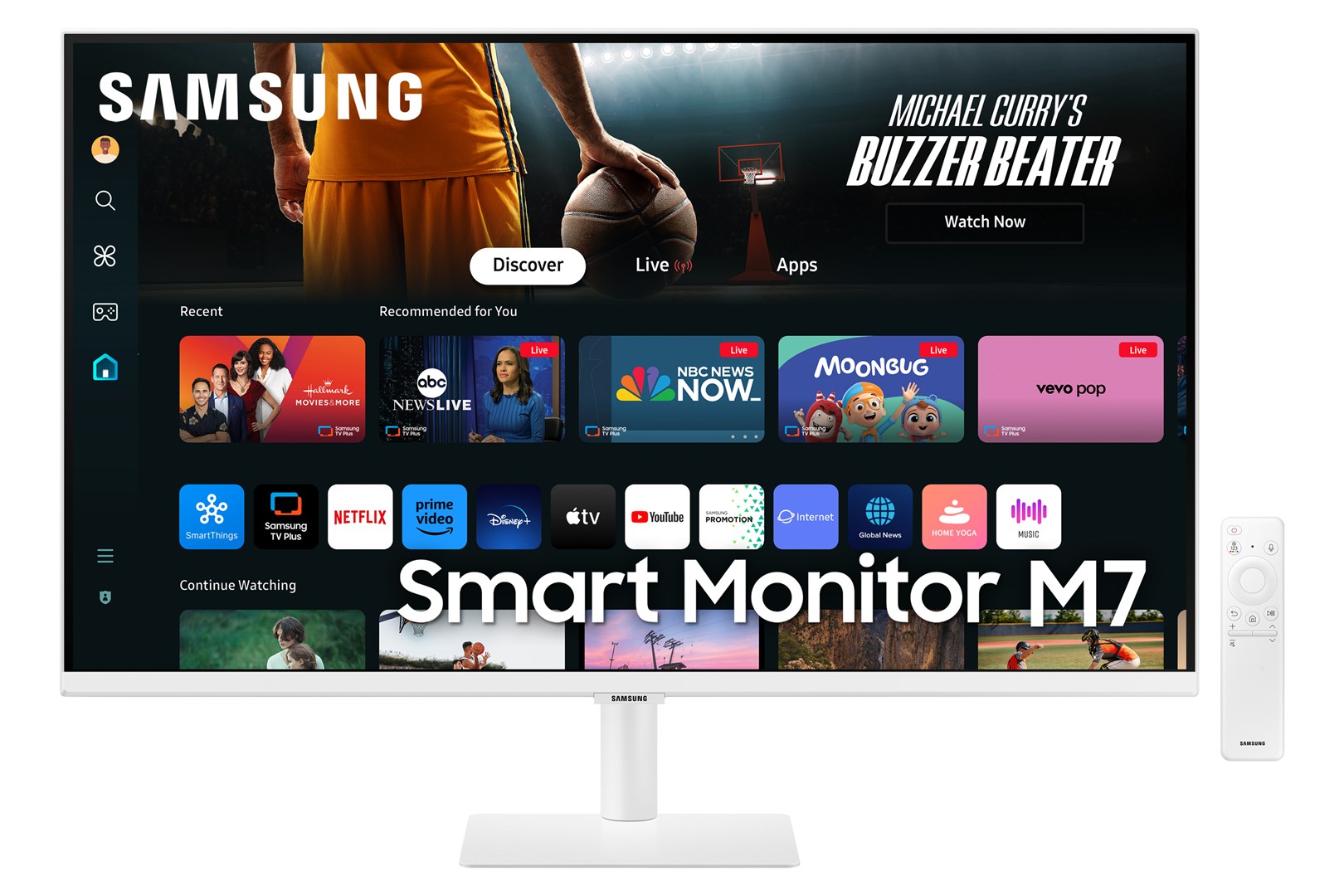 Samsung M70D computer monitor 81.3 cm (32") 3840 x 2160 pixels 4K Ultra HD LED Black
