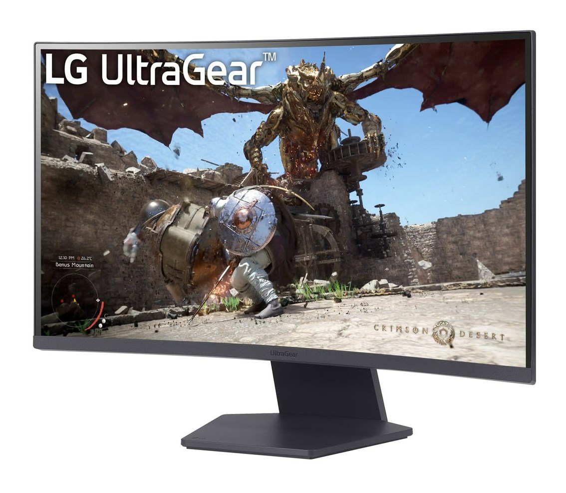 Monitor Kompjuterik LG 27GS60QC-B 68.6 cm (27"), Quad HD 2560 x 1440, LCD, Ngjyrë e Zezë
