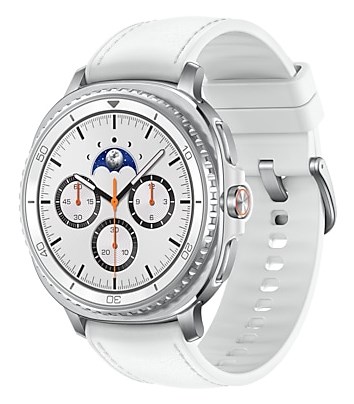 Samsung Galaxy Watch 8 Classic 3.3 cm (1.3") AMOLED 46 mm Digital 438 x 438 pixels Touchscreen Silver Wi-Fi GPS (satellite)