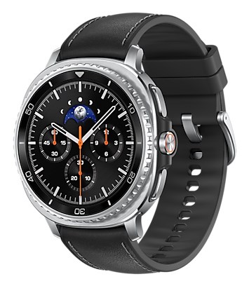 Samsung Galaxy Watch 8 Classic 3.3 cm (1.3") AMOLED 46 mm Digital 438 x 438 pixels Touchscreen Silver Wi-Fi GPS (satellite)