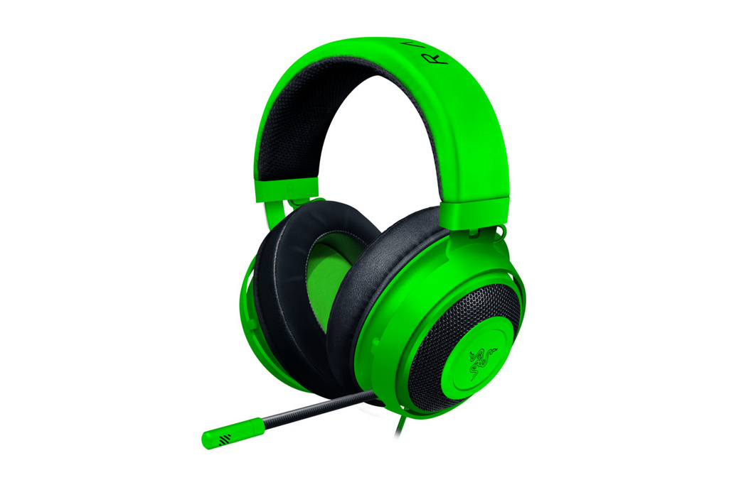 KUFJE GAMING RAZER KRAKEN | MIC 3.5MM GREEN
